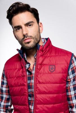 CHALECO ACOLCHADO H REVERSIBLE GRANATE