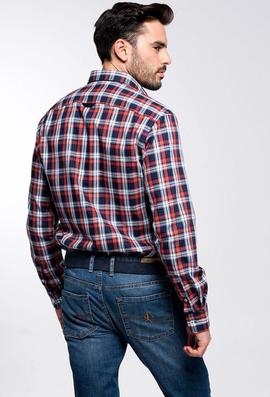 CAMISA H TARTAN ROJA