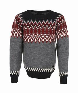 JERSEY DE HOMBRE CON GRECA GRIS