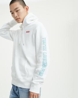 SUDADERA LEVIS STAR WARS ANDROIDS BLANCA
