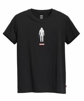 CAMISETA LEVIS STAR WARS STORMTROOPER NEGRA