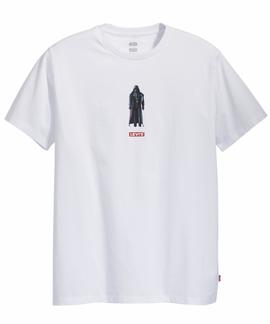 CAMISETA LEVIS STAR WARS DARTH VADER BLANCA