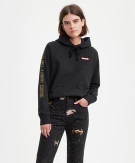SUDADERA LEVIS STAR WARS ANDROIDS NEGRA