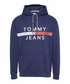 TJM REFLECTIVE FLAG HOODIE BLACK IRIS