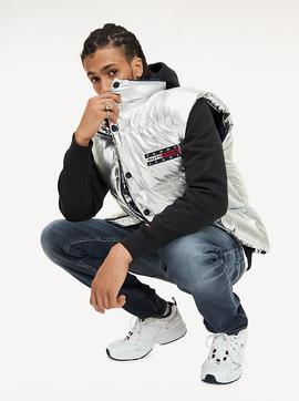 TJM REFLECTIVE FLAG HOODIE TOMMY BLACK