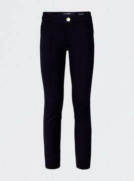 CURVE X PUSH UP SKINNY FIT MID RISE JET BLACK