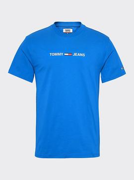 TJM STRAIGHT SMALL LOGO TEE SURF THE WEB