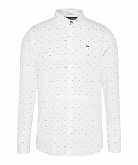 TJW COLORED DOBBY POPLIN SHIRT WHITE / MULTI