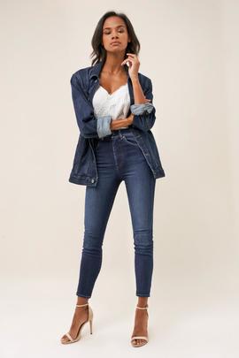 ELEGANT SKINNY FIT SUPER HIGH WAIST CANDIANI DENIM