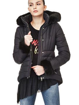 DORIS HOODED JACKET JET BLACK