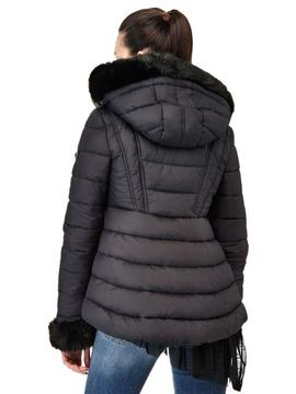 DORIS HOODED JACKET JET BLACK