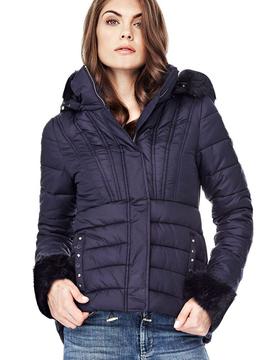 DORIS HOODED JACKET DEEP INDIGO