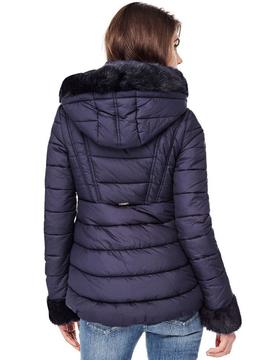 DORIS HOODED JACKET DEEP INDIGO