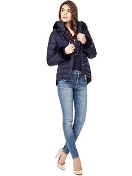 DORIS HOODED JACKET DEEP INDIGO