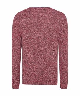 TJM MELANGE SWEATER RACING RED