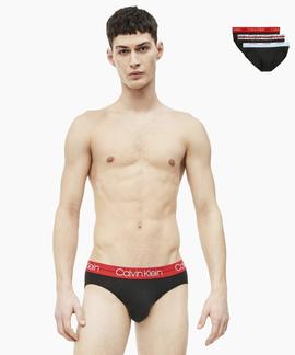 SLIPS 3 PACK HIP BRIEF NEGROS