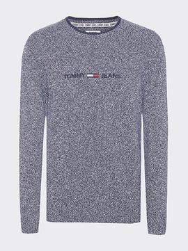 TJM MELANGE SWEATER BLACK IRIS