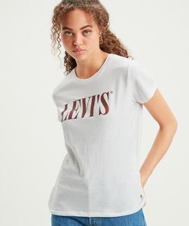 THE PERFECT TEE TALL SERIF T3 GLITTER WHITE