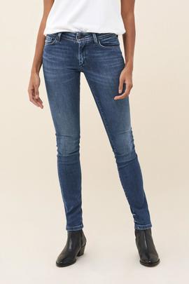 WONDER PUSH UP SKINNY FIT MEDIUM WAIST EN DENIM AZUL