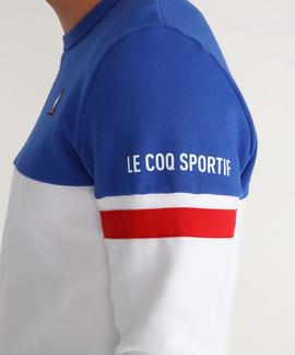 TRI CREW SWEAT Nº1 M OPTICAL WHITE / COBALT