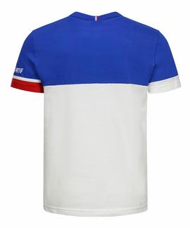 TRI TEE SS Nº1 M OPTICAL WHITE / COBALT