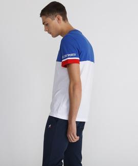TRI TEE SS Nº1 M OPTICAL WHITE / COBALT