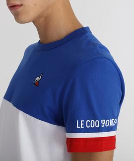 TRI TEE SS Nº1 M OPTICAL WHITE / COBALT