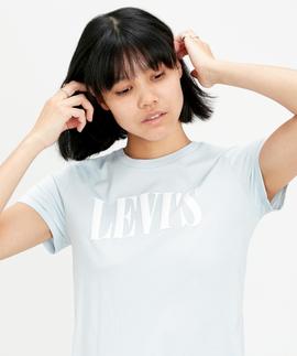 CAMISETA LEVI’S® THE PERFECT TEE 90S SERIF T2 BABY BLUE