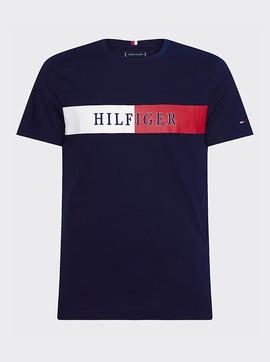 BLOCK STRIPE HILFIGER TEE DESERT SKY