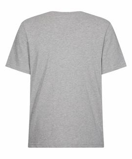 ICON STRIPE RELAXED FIT TEE MEDIUM GREY HEATHER