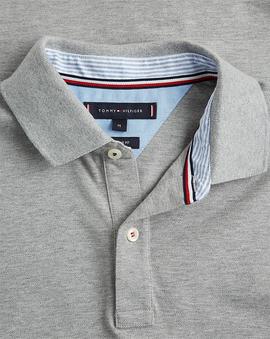 HILFIGER INSERT REGULAR POLO MEDIUM GREY HEATHER