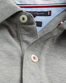 HILFIGER INSERT REGULAR POLO MEDIUM GREY HEATHER