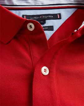 HILFIGER INSERT REGULAR POLO PRIMARY RED