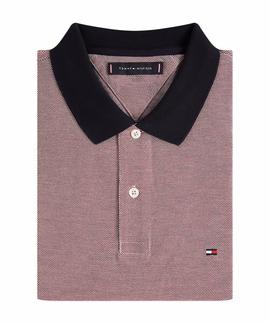 STRUCTURED SLIM POLO PRIMARY RED