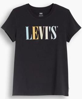 CAMISETA LEVI’S® THE PERFECT TEE 90S SERIF MULTICOLOR CAVIAR