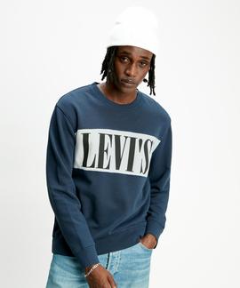 LEVI'S® RELAXED GRAPHIC CREWNECK LOGO COLORBLOCK