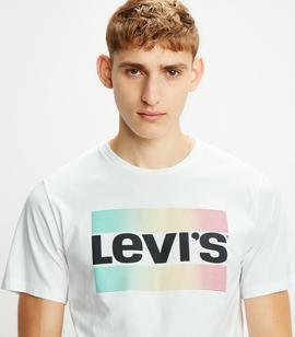 LEVI'S® SPORTSWEAR LOGO GRAPHIC GRADIENT WHITE