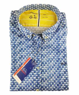 CAMISA MB 1172 AZUL AÑIL