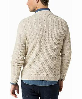 THDM BASIC CN SWEATER OATMEAL