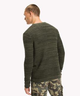 TJM TONAL CN SWEATER THYME