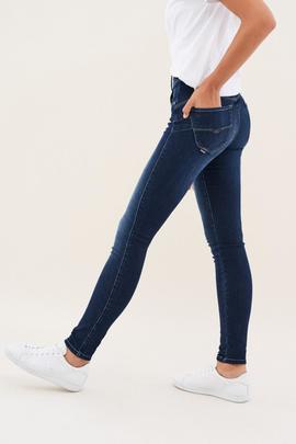 PANTALÓN VAQUERO SECRET SKINNY FIT HIGH RISE DENIM AZUL