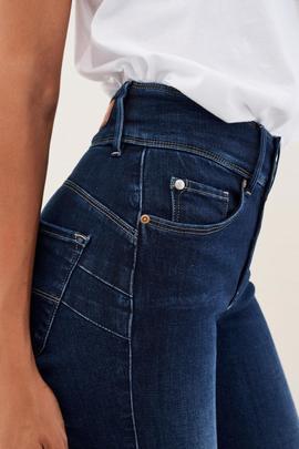 PANTALÓN VAQUERO SECRET SKINNY FIT HIGH RISE DENIM AZUL