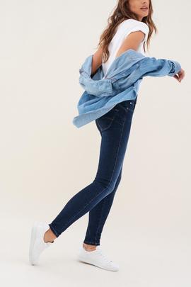 SECRET SKINNY FIT HIGH RISE EN DENIM AZUL