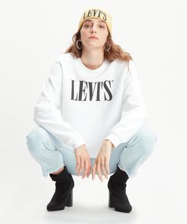 LEVI'S® GRAPHIC DIANA CREWNECK SWEATSHIRT WHITE