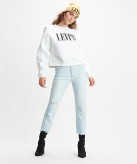 LEVI'S® GRAPHIC DIANA CREWNECK SWEATSHIRT WHITE