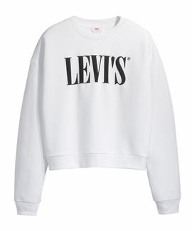 LEVI'S® GRAPHIC DIANA CREWNECK SWEATSHIRT WHITE