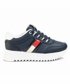 HIGH CLEATED FLAG SNEAKER TWILIGHT NAVY