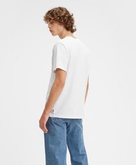 LEVI'S® RELAXED GRAPHIC TEE 90S SERIF LOGO WHITE