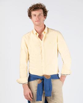 PLAIN OXFORD SHIRT YELLOW