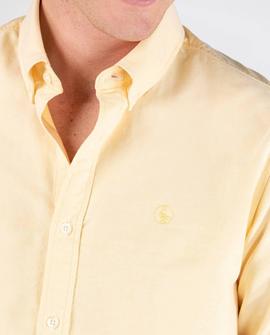 PLAIN OXFORD SHIRT YELLOW